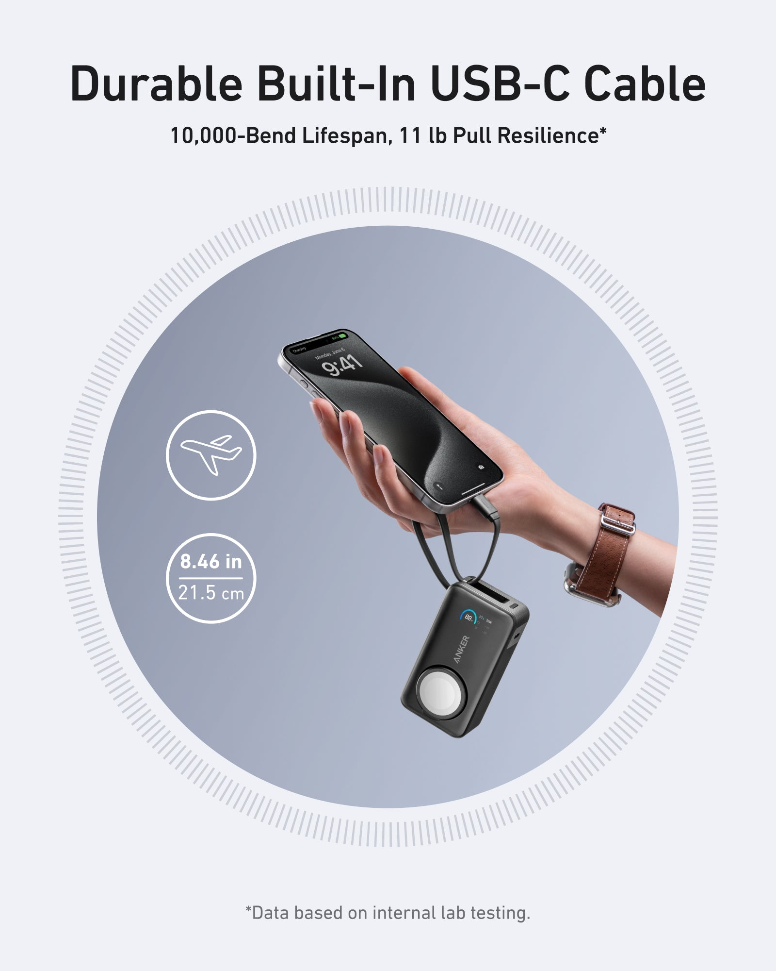 Anker MagGo Power Bank (10K, 35W, For Apple Watch) Anker MagGo Power Bank (10K, 35W, For Apple Watch)
